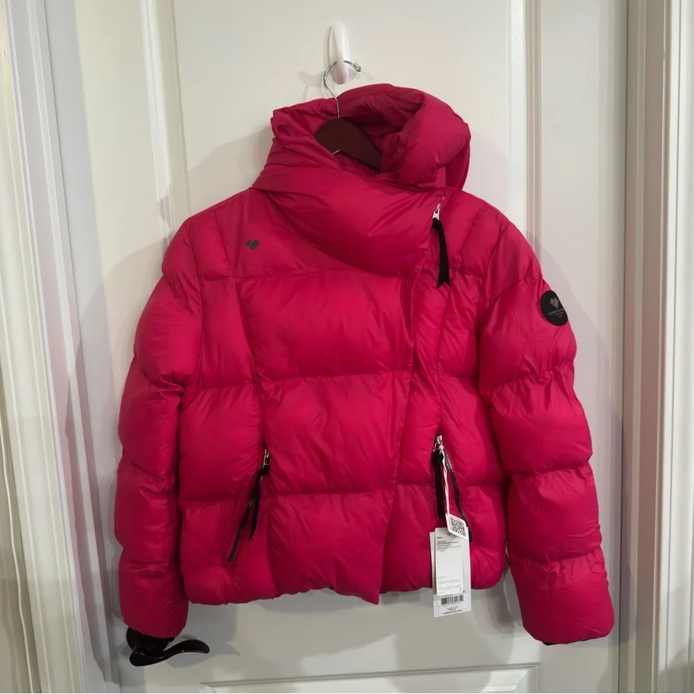 Obermeyer Isla Puffer Jacket in Showstopper Hot Pink